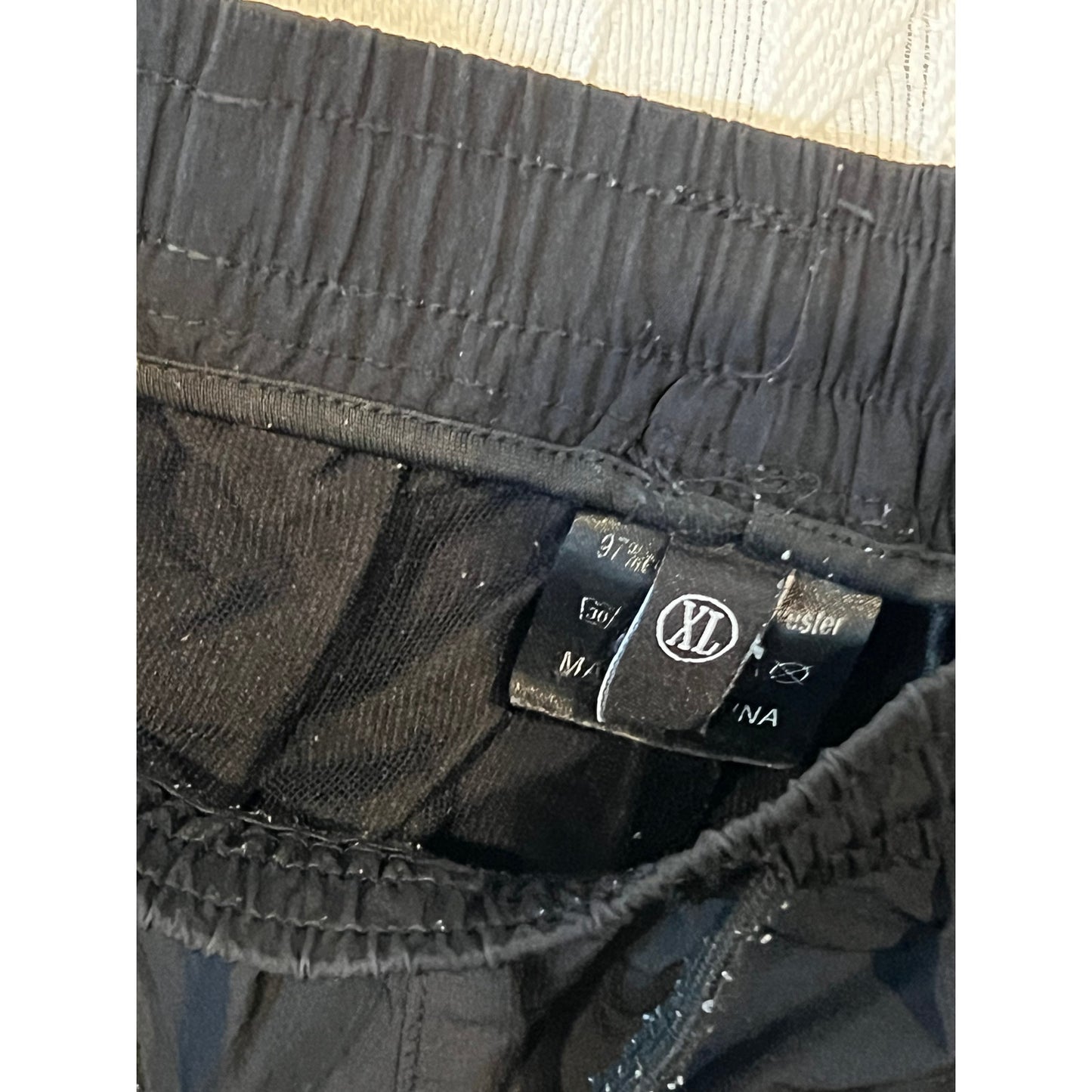 Decency Concept Black Wide Leg Joggers Mens M