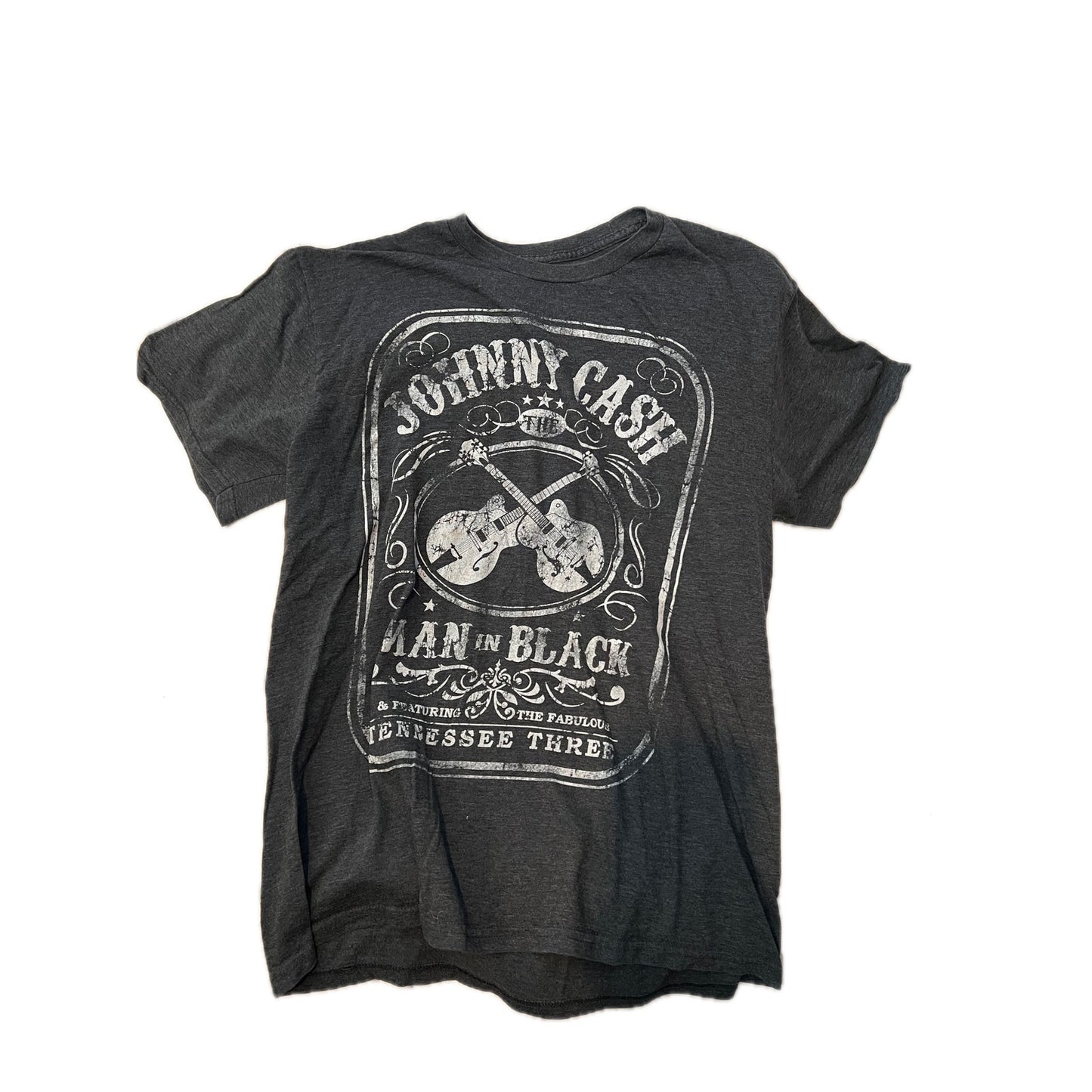 T-shirt Johnny Cash Man In Black homme grande taille