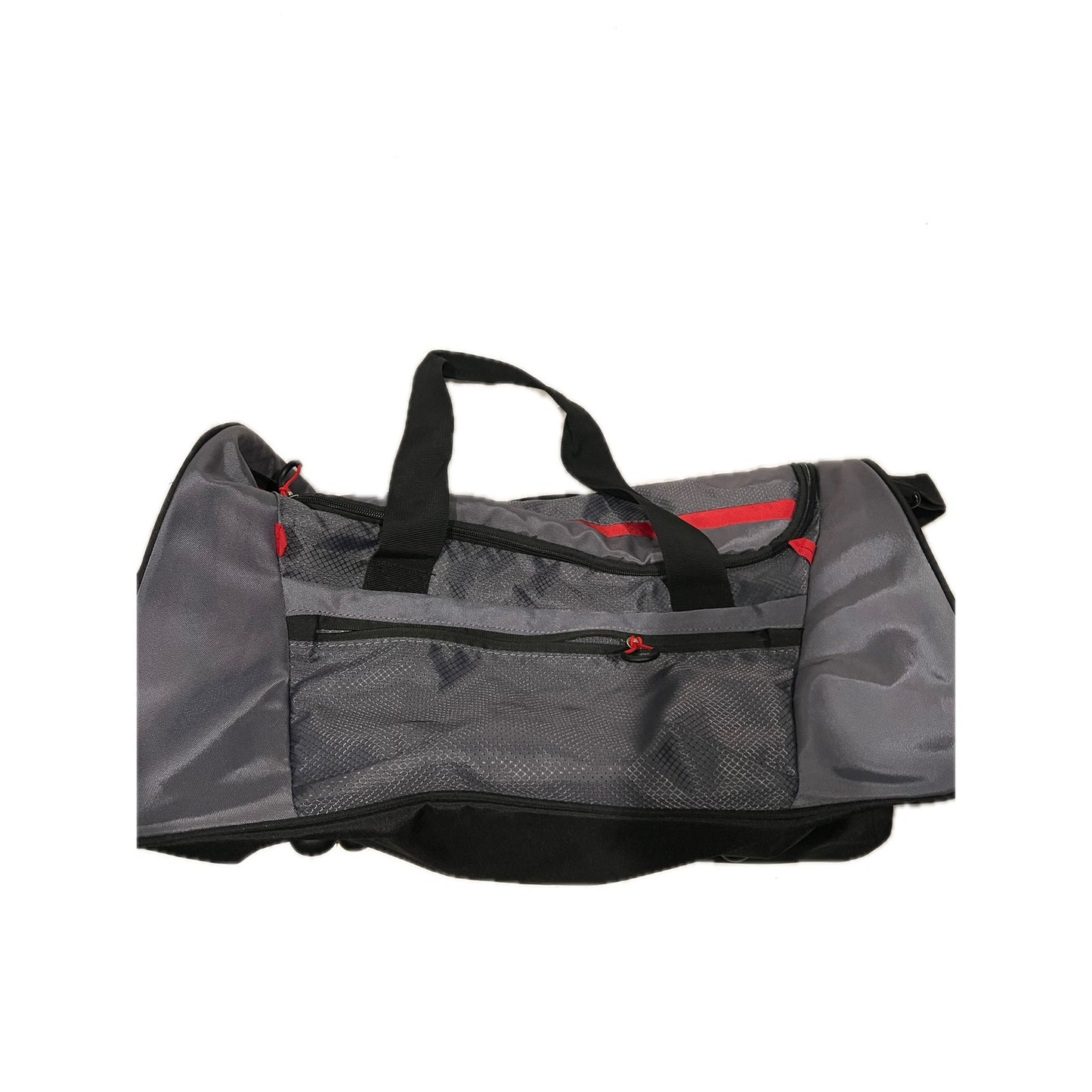 SwissGear 24" Soft Duffel Bag Gray Black W Red Trim