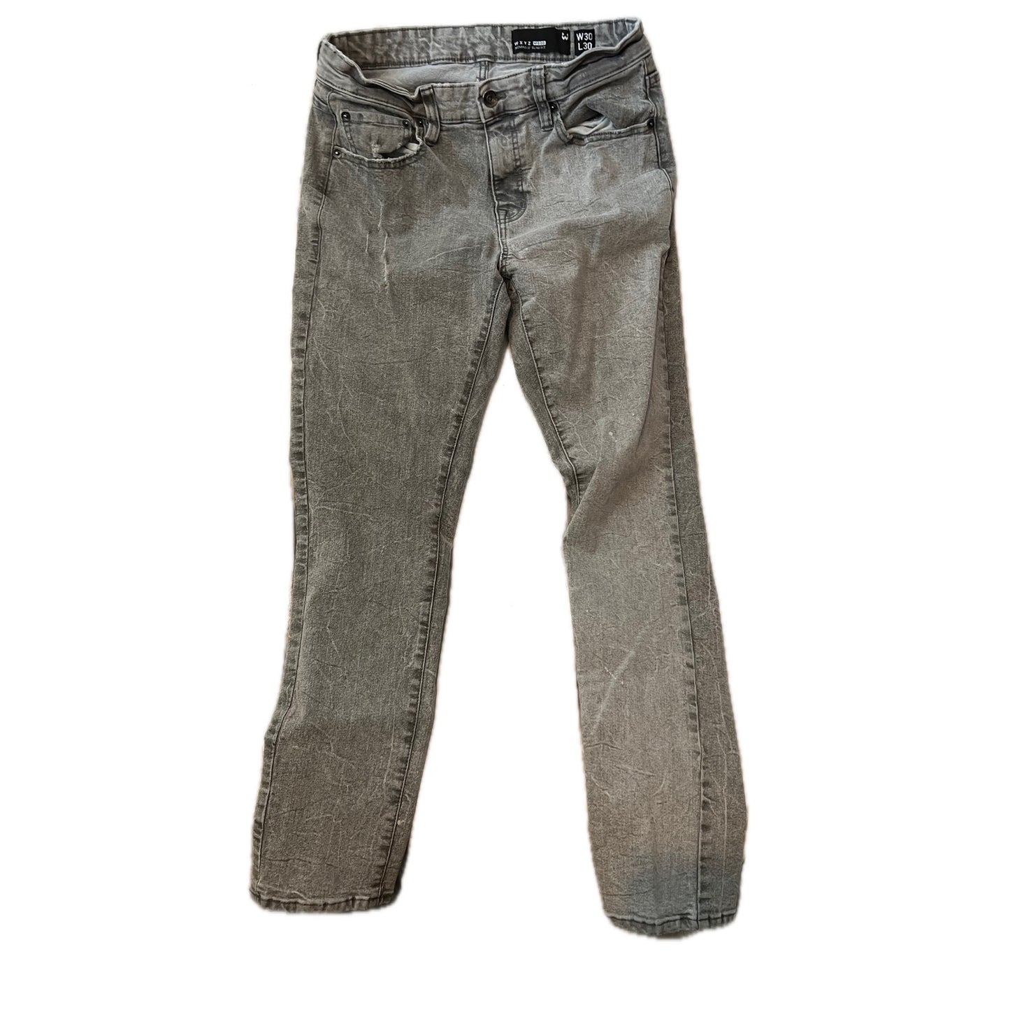 WXYZ Jean droit slim bleu homme 30x30