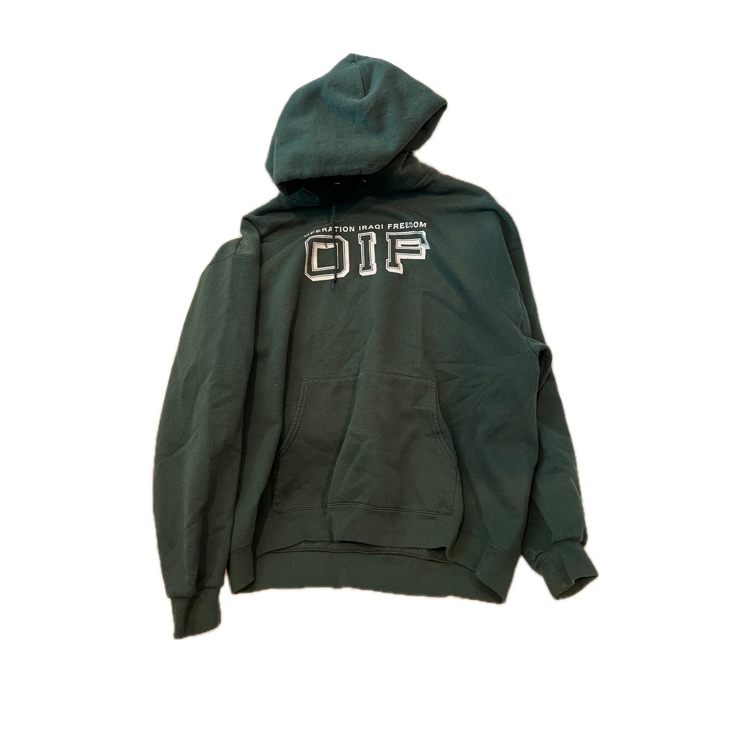 Champion Opération Liberté Irakienne Sweat à Capuche Vert Homme XL