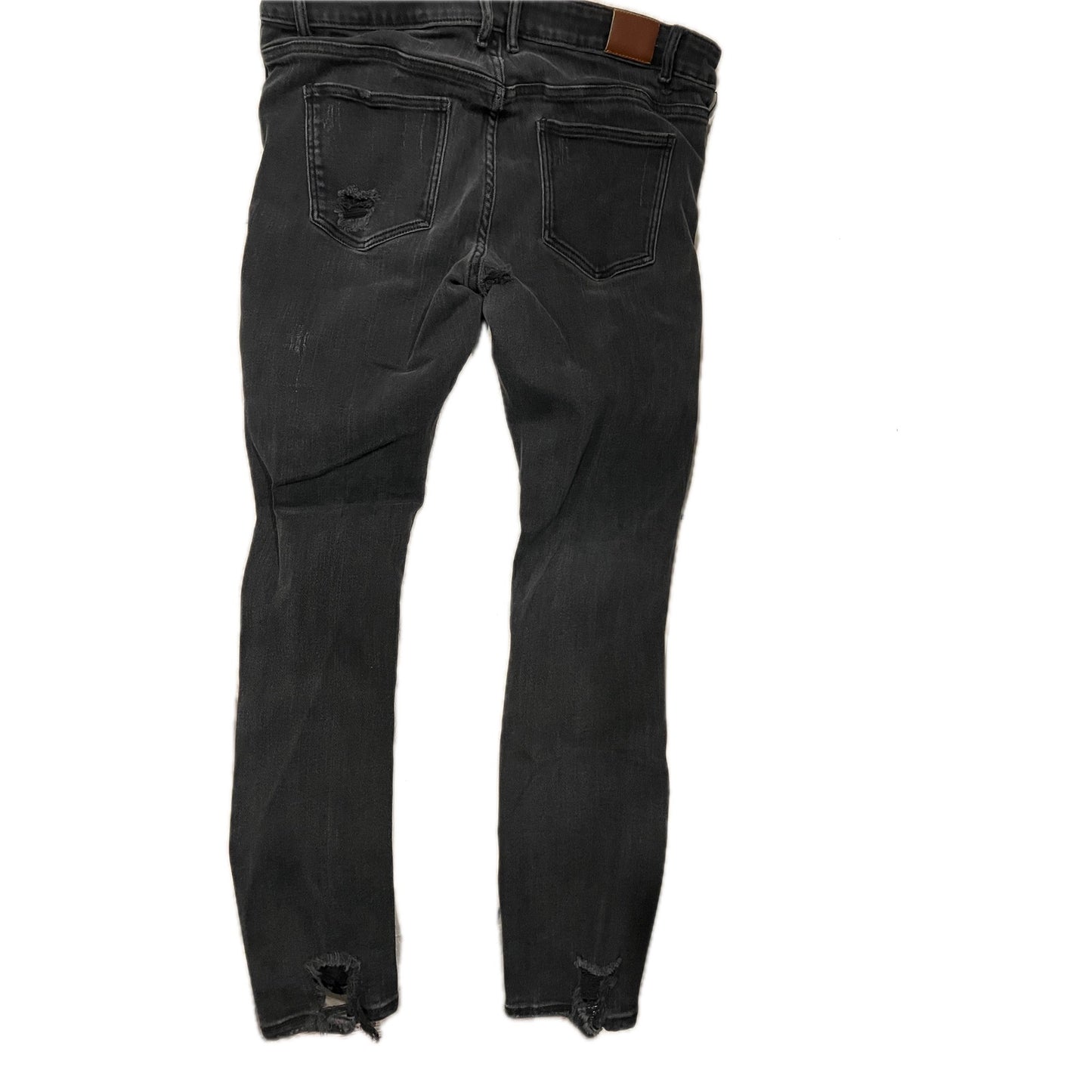 CryspDenum Jeans Negros Entallados Hombre 36x28