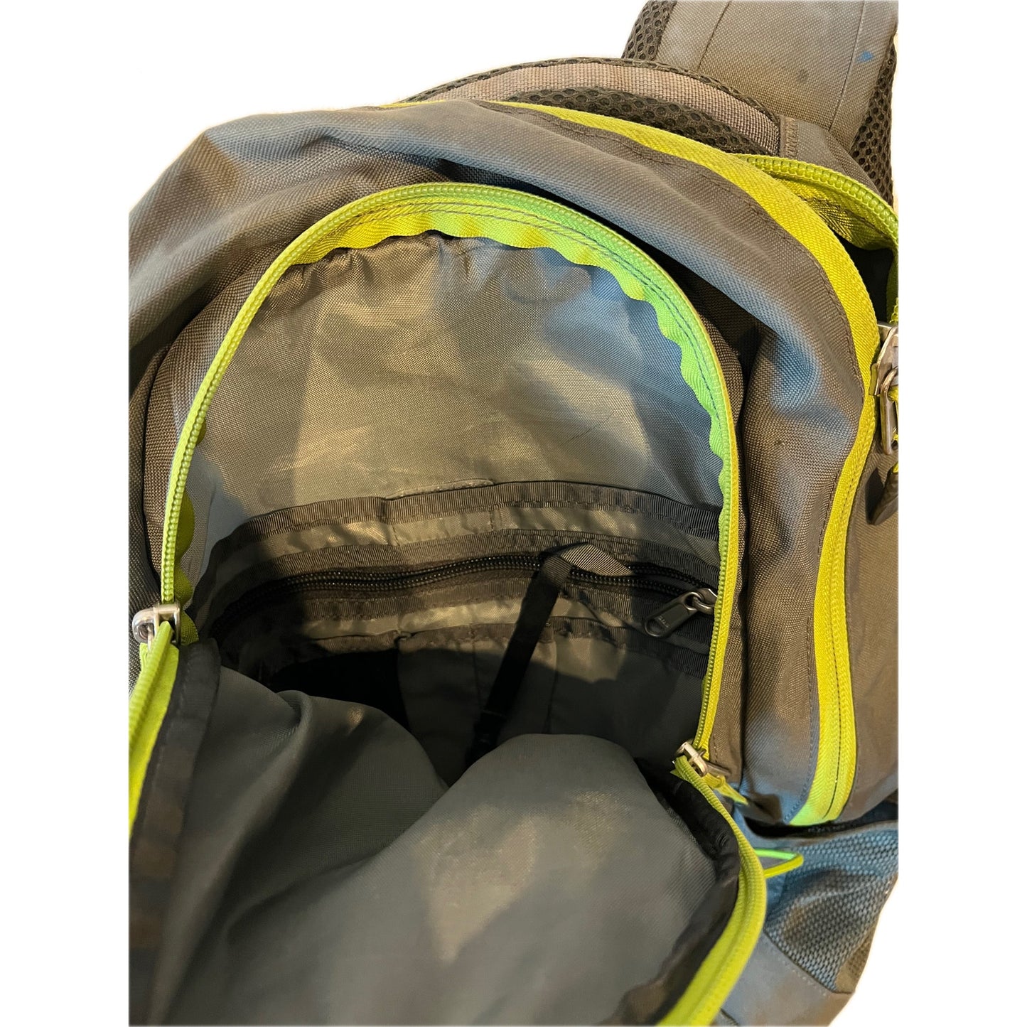 The North Face Jester Gray Lime Backpack