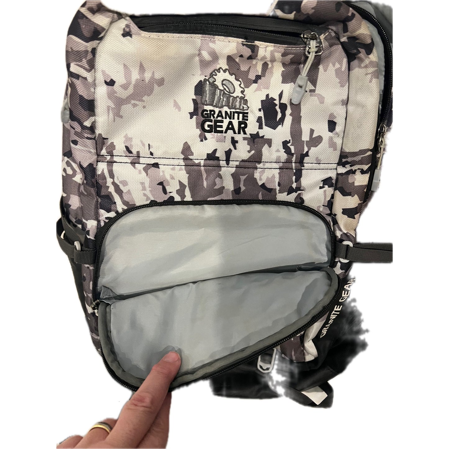 Sac à dos tactique Granite Gear camouflage blanc 35L
