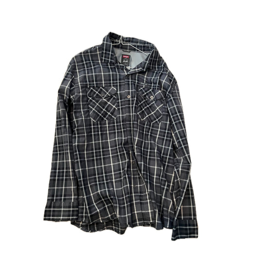 Wrangler Regular Fit Button Down Casual Shirt Mens XL