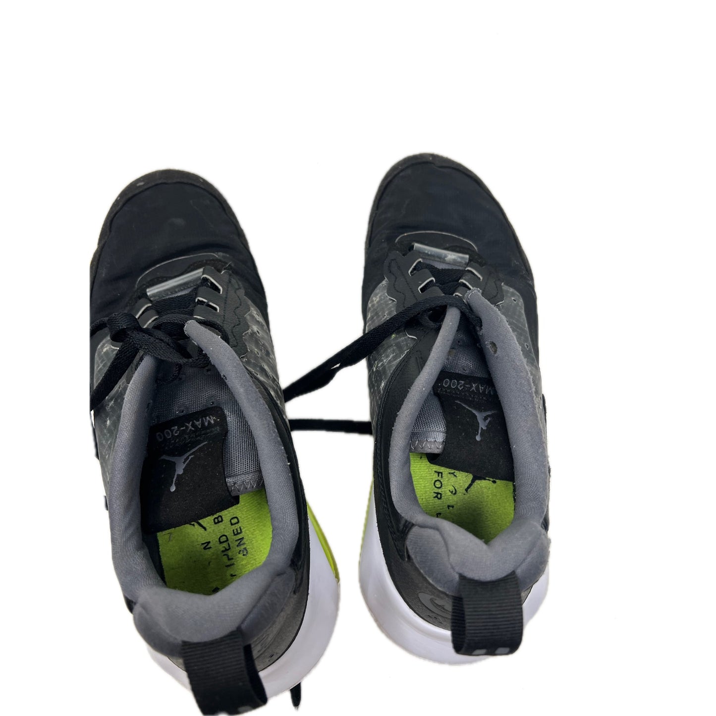 Jordan Max 200 Black Volt Sneakers Mens 11