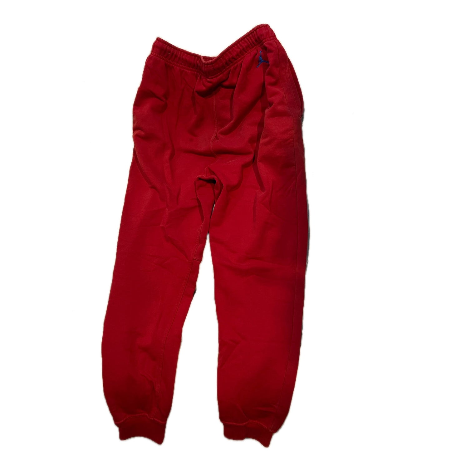 Nike Air Jordan Red Cuffed Sweatpants Joggers Mens Small