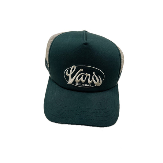 Vans Off The Wall Green White Baseball Cap Adjustable