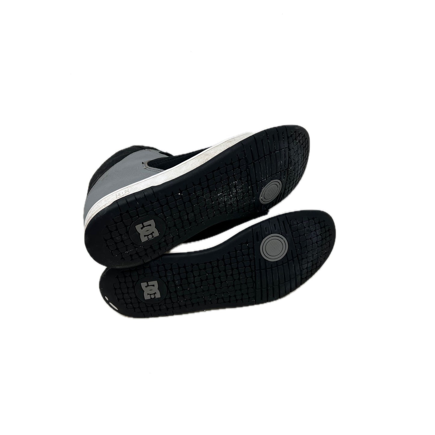 Zapatillas deportivas altas DC Shoes negras grises para hombre, talla 10.5