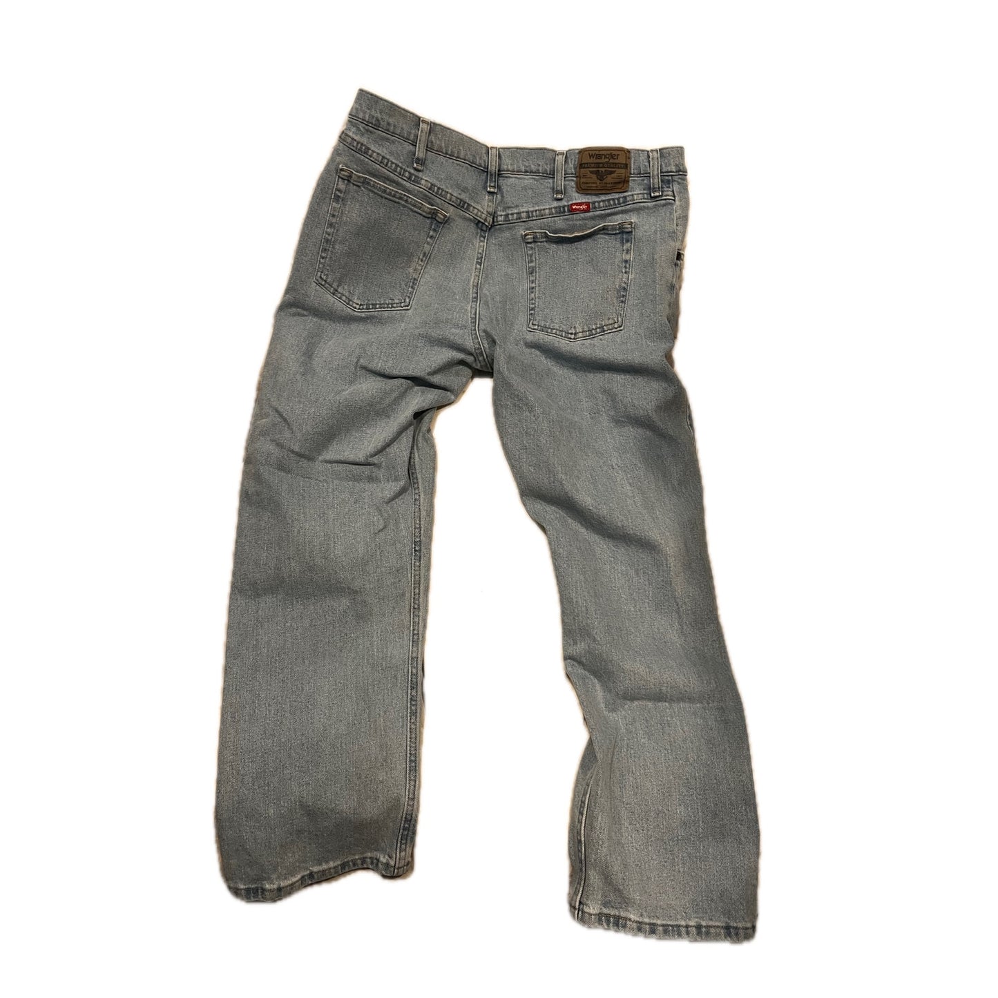 Wrangler Straight Leg Jeans Mens 38x30