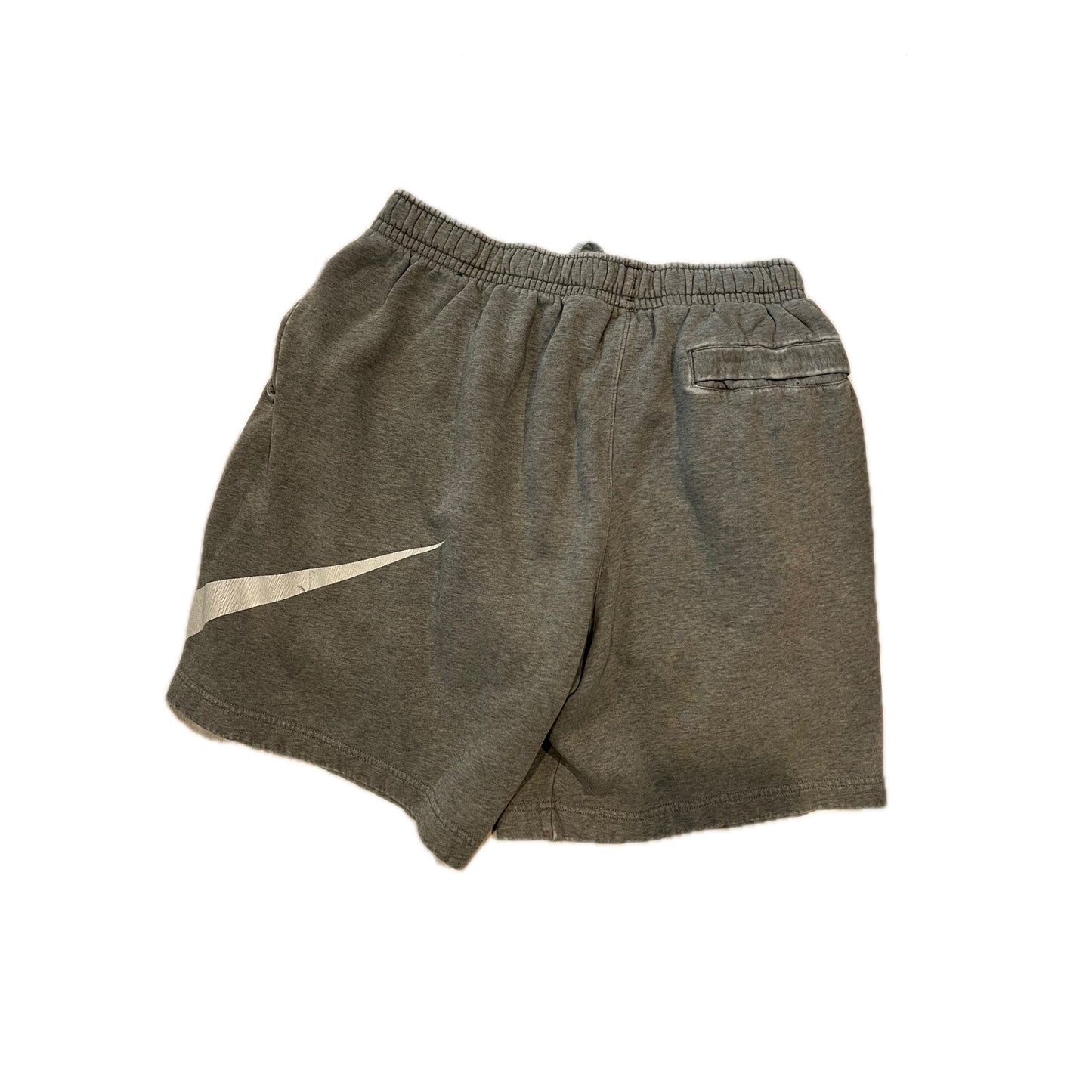 Nike Big Swoosh Gray SweatShorts Mens M