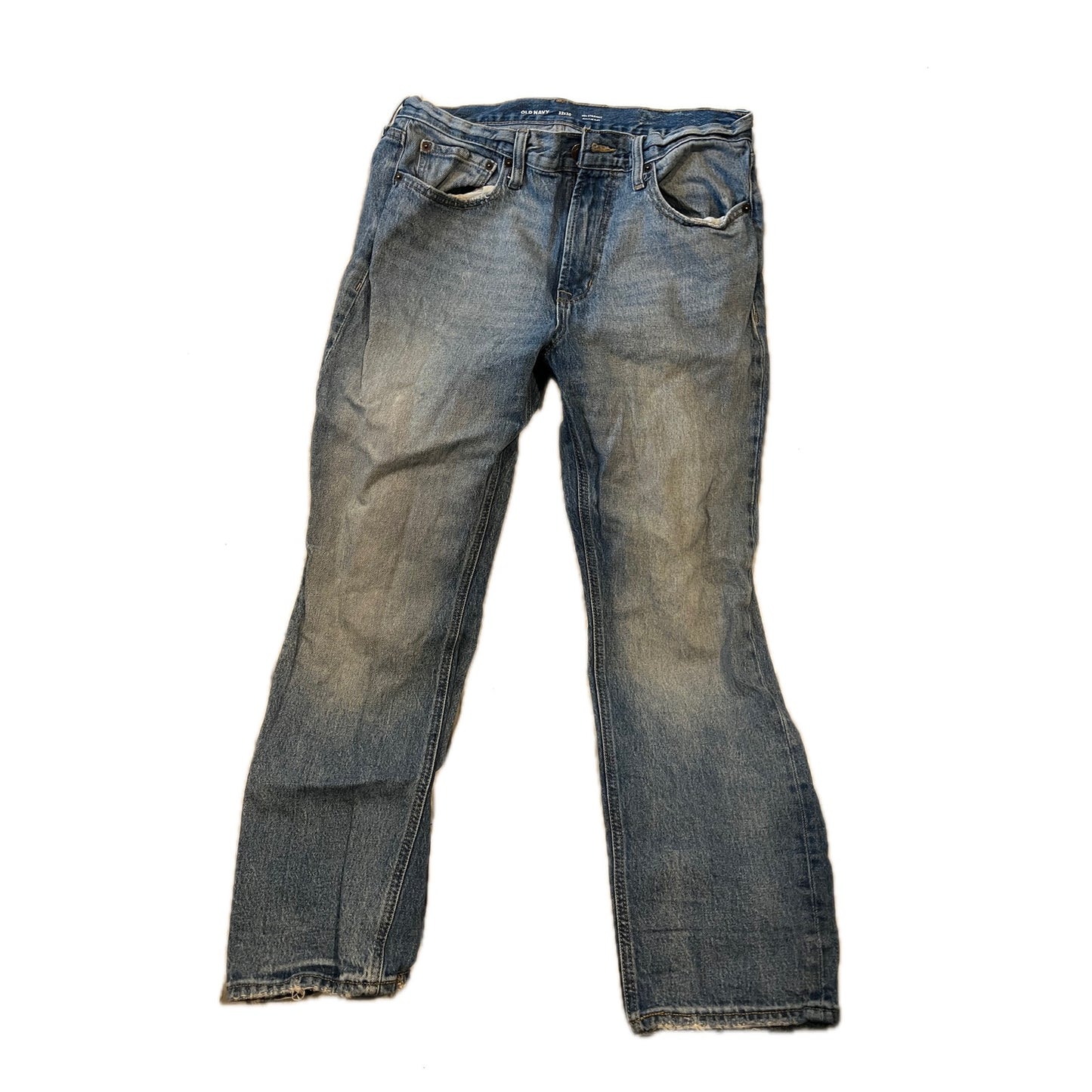 Jean droit Old Navy bleu années 90, homme 32x30