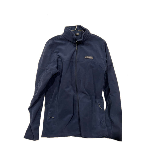 Columbia Blue Full Zip Zip Fleece Mens Size Medium