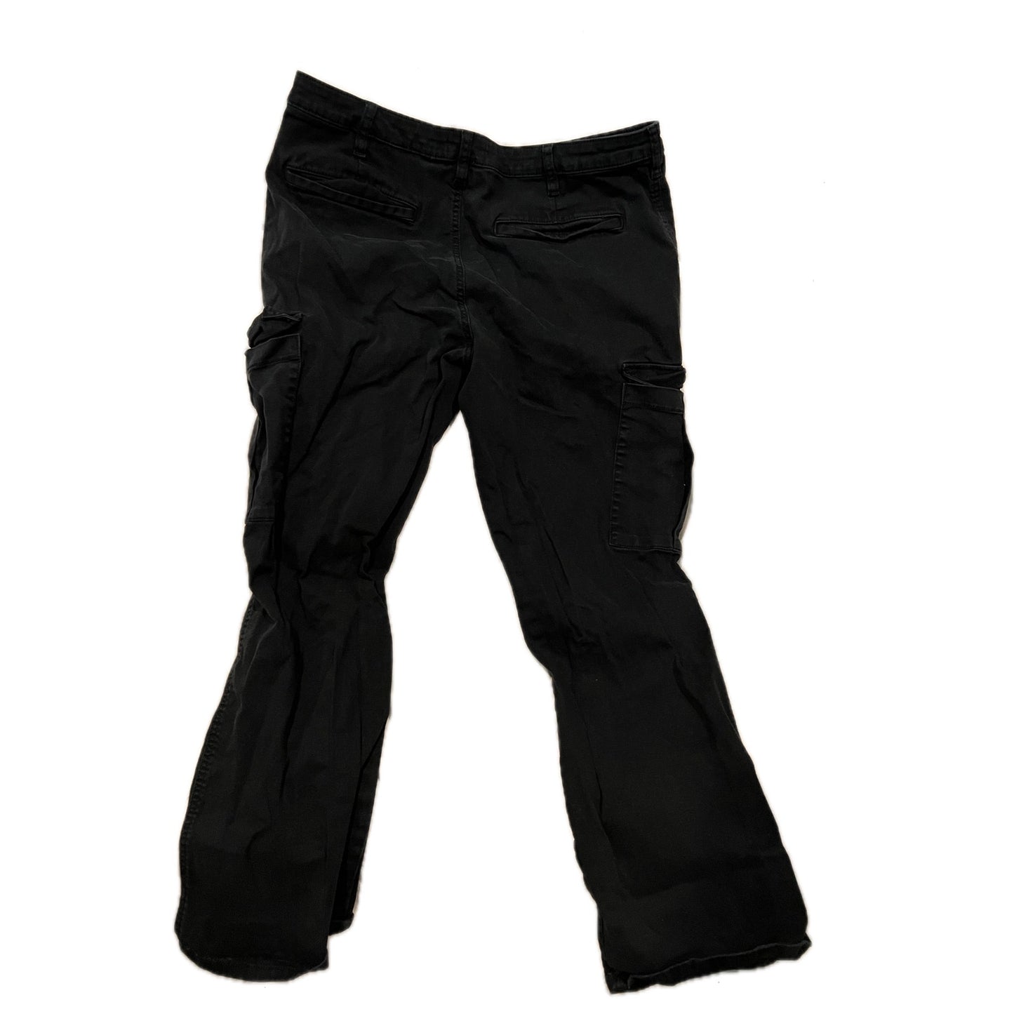 Fashion Nova Men Cargo Straight Fit Black Jeans Mens 36x28