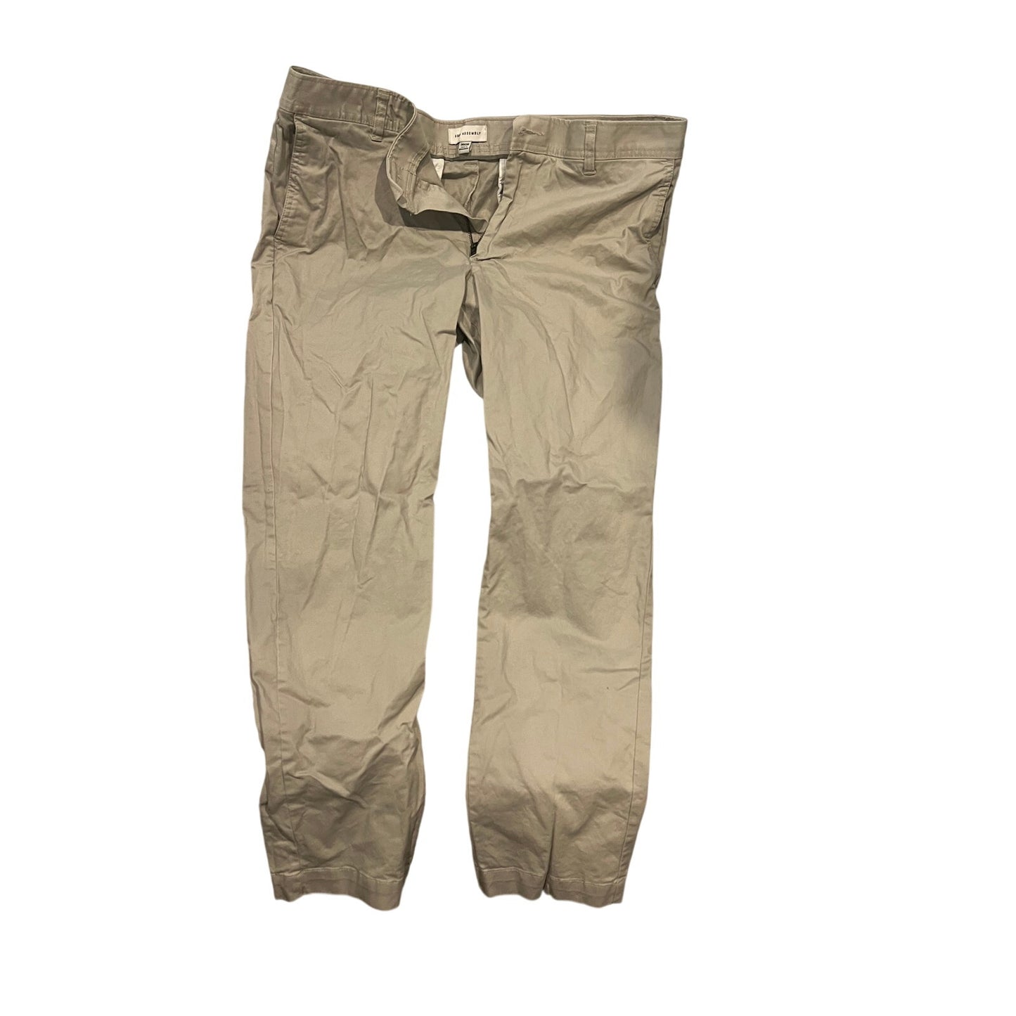 Free Assembly Light Khaki Tan Chinos Mens 38x30