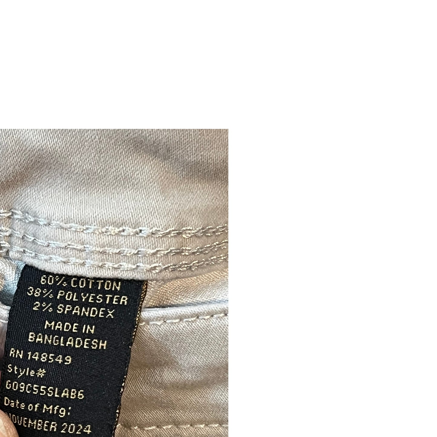 Six jeans Lincoln New York gris coupe droite 30x33