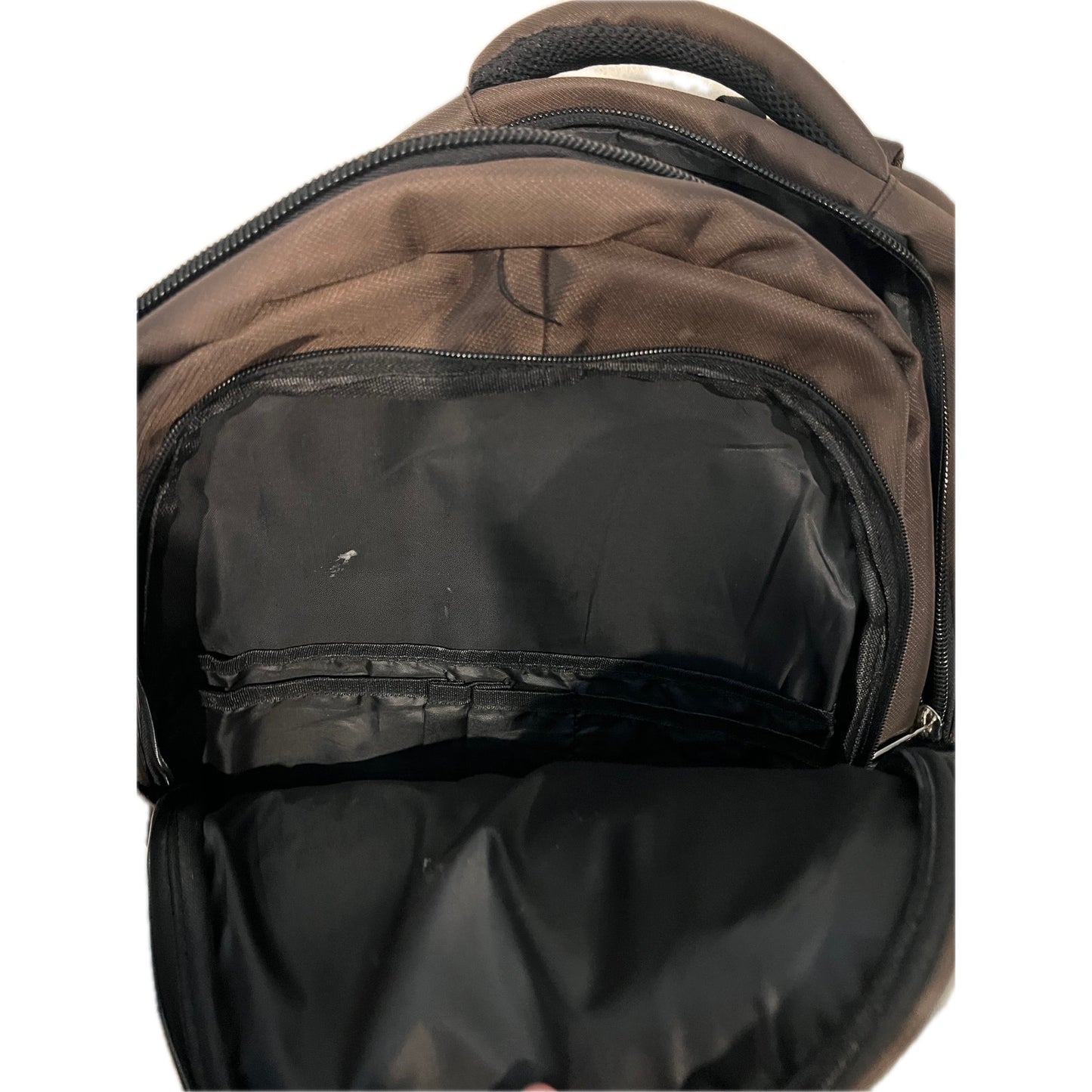 Sport Brand Faux Leather Computer Backpack