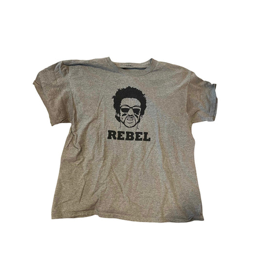 Rebel Gray T-Shirt Mens 2XL