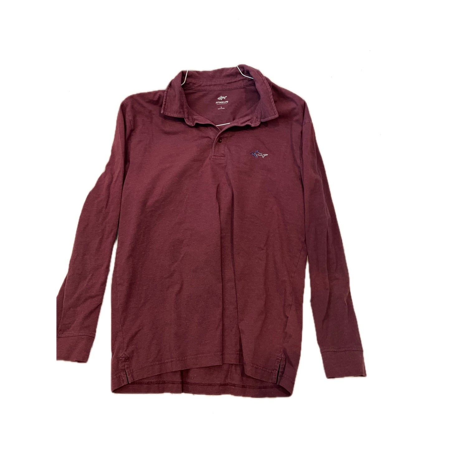 Greg Norman Shark Rugby Manches Longues Bordeaux Homme Large