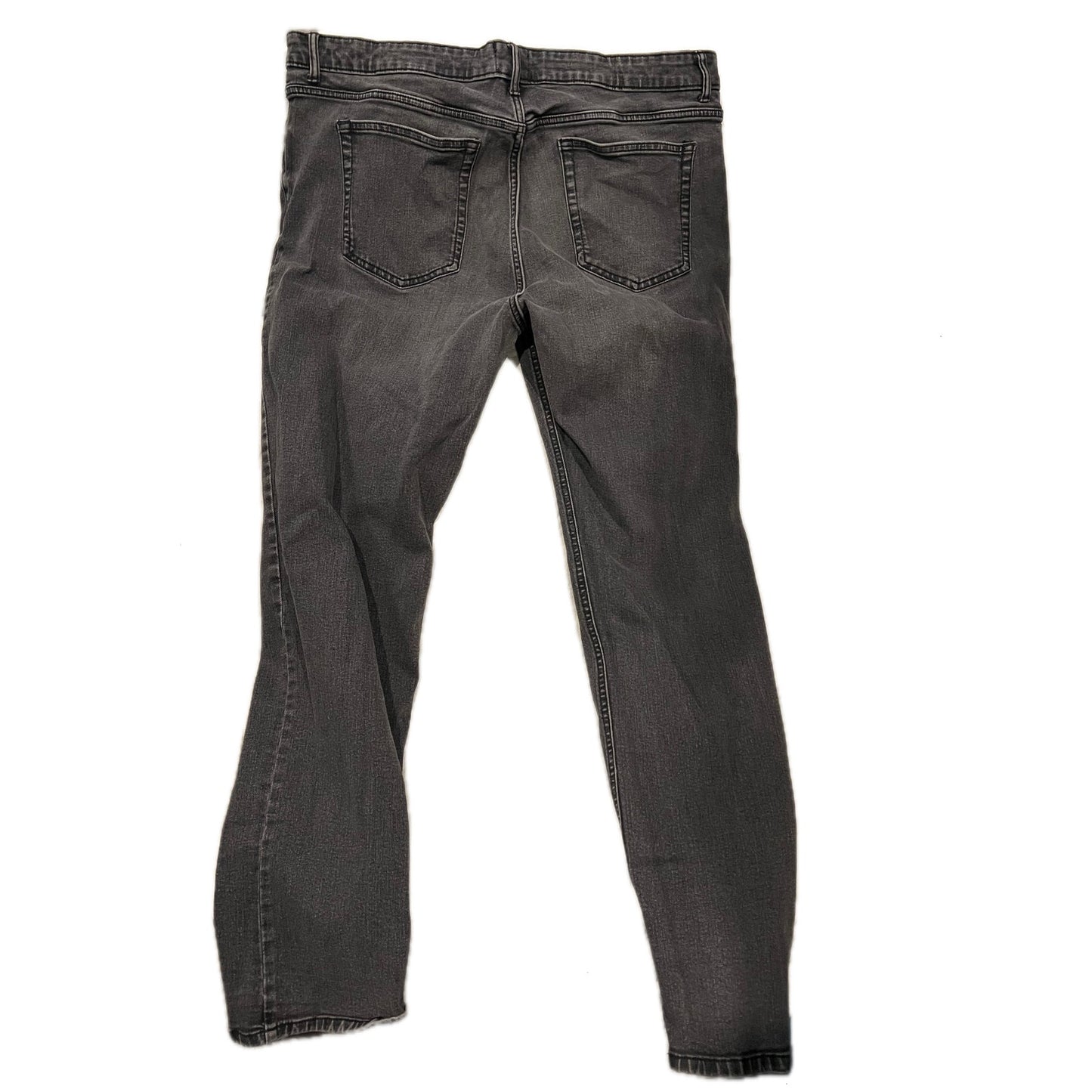 Forever 21 Straight Black Jeans Mens 40x30