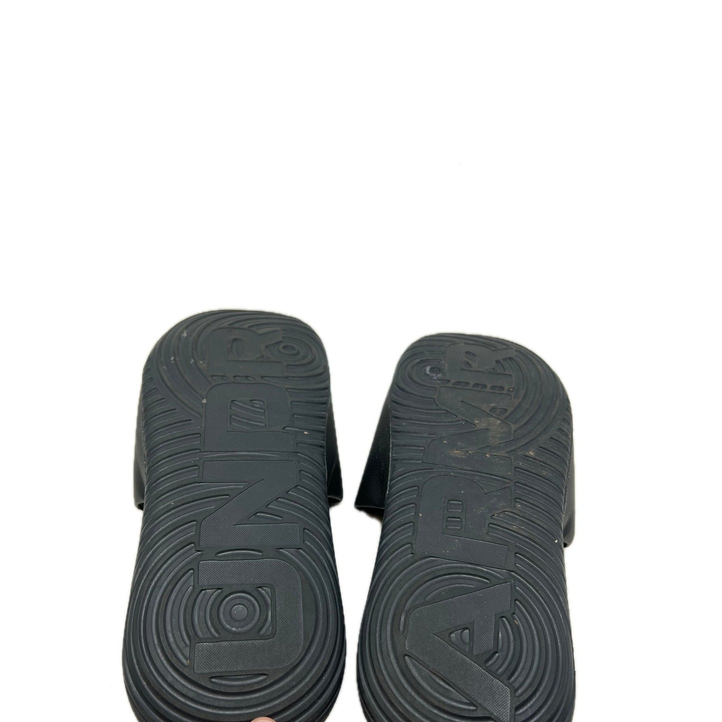 Under Armour Ansa Fixed Slide Black White Mens 11