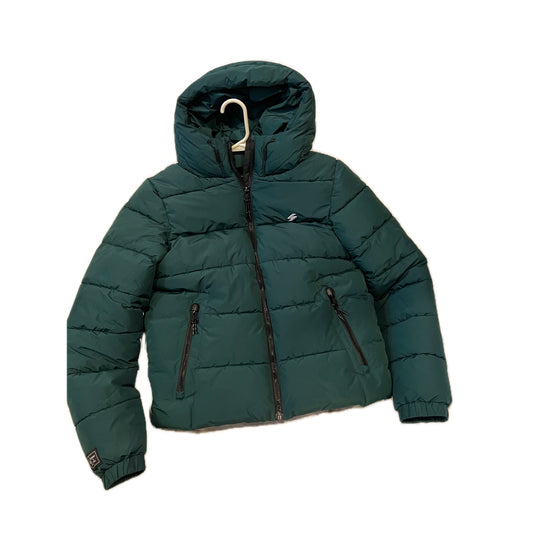 SuperDry Sport Green Puffy Jacket Mens L