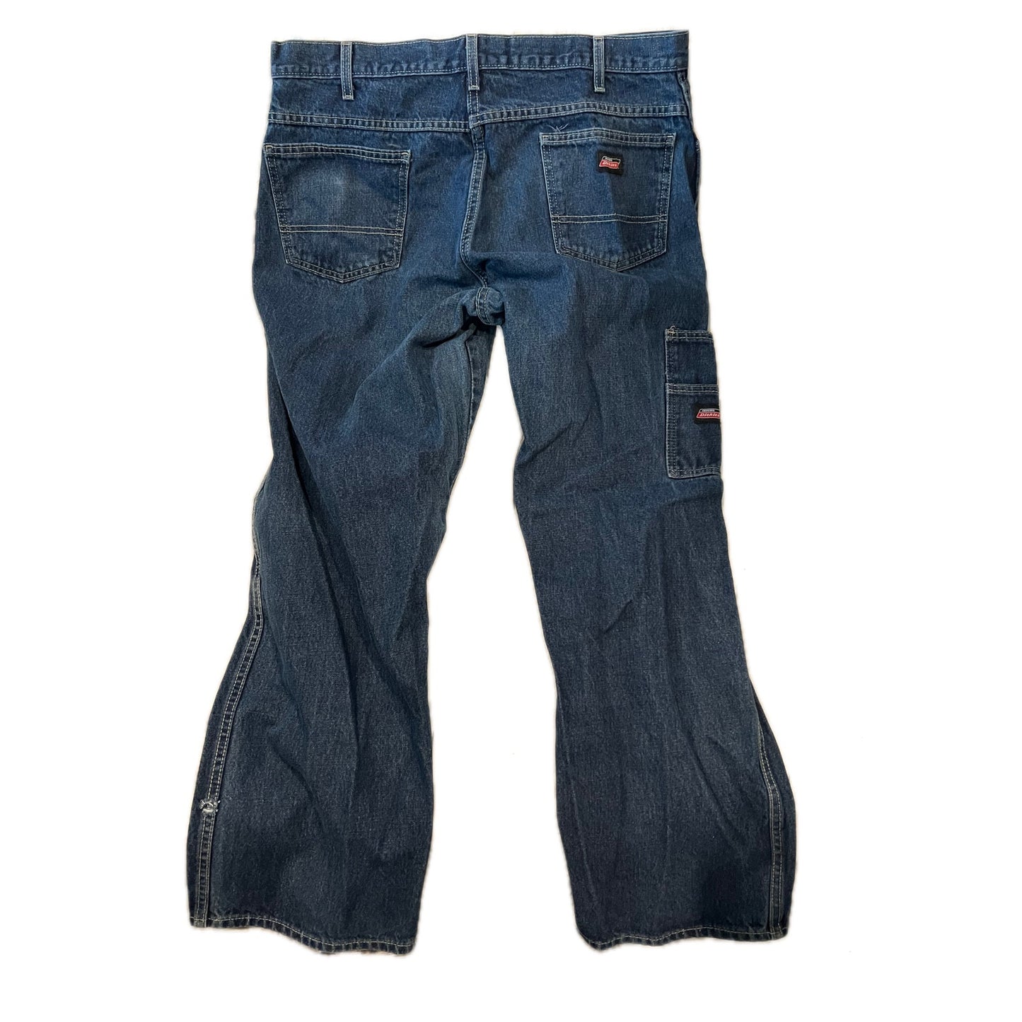 Dickies Carpenter Work Blue Jeans Mens 38x32