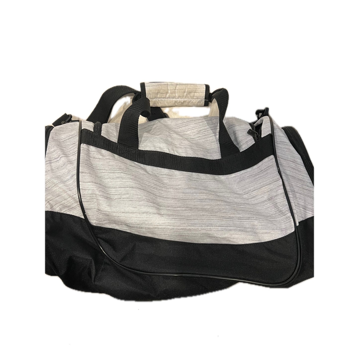 Adidas Defender Medium 20"x12"x10" White Black Duffel Bag