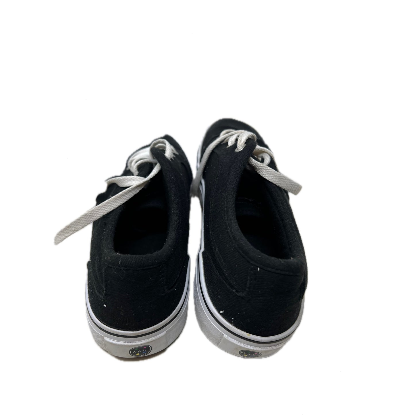 Maui Jim Low Top Canvas Black Skate Sneakers Mens 9.5