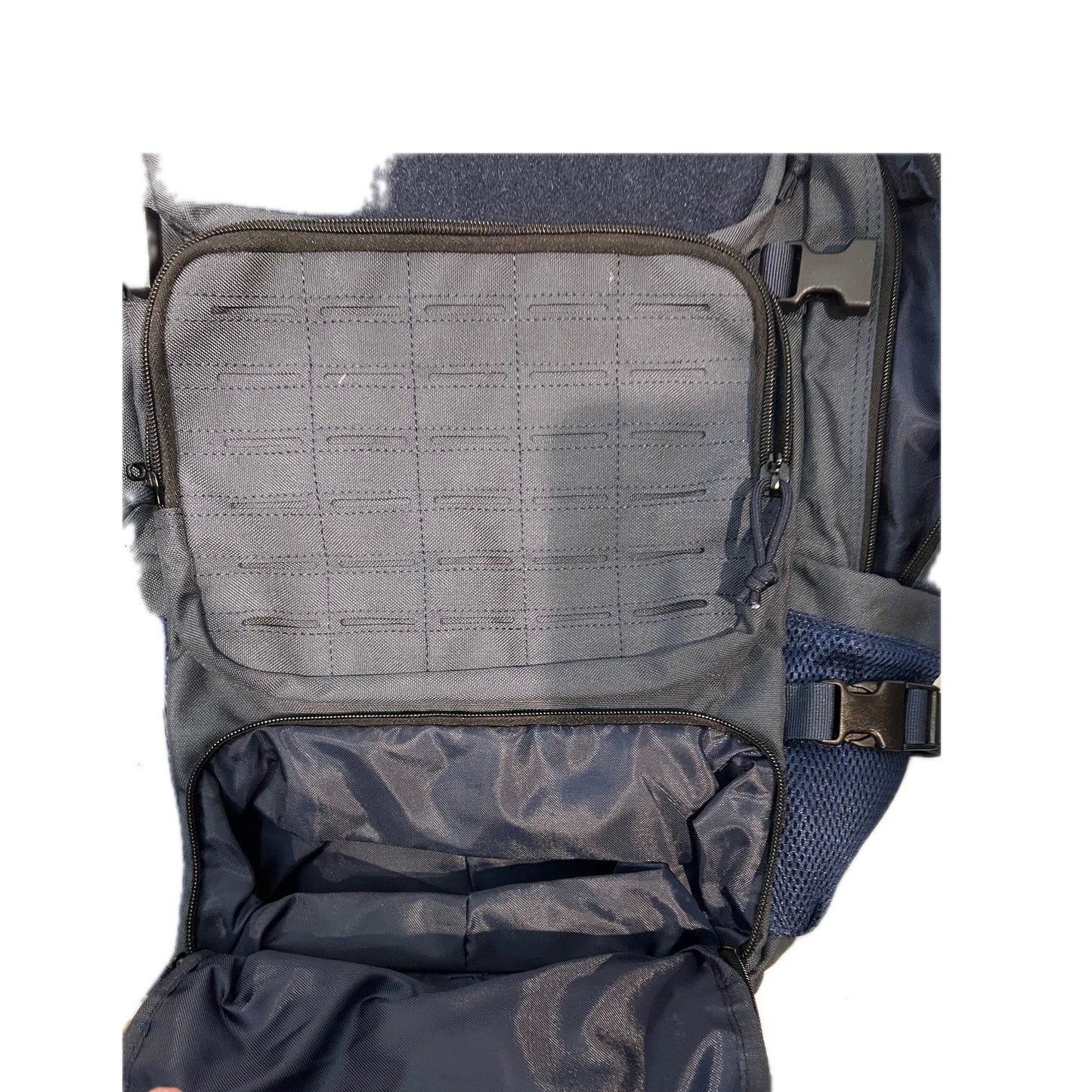 Navy Blue Tactical Backpack with Molle Strips 40Ls