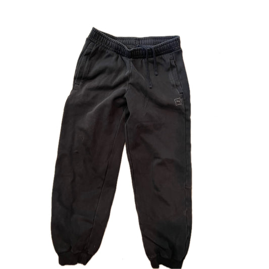 Puma Black Cuffed Ankle Sweatpants Mens Large