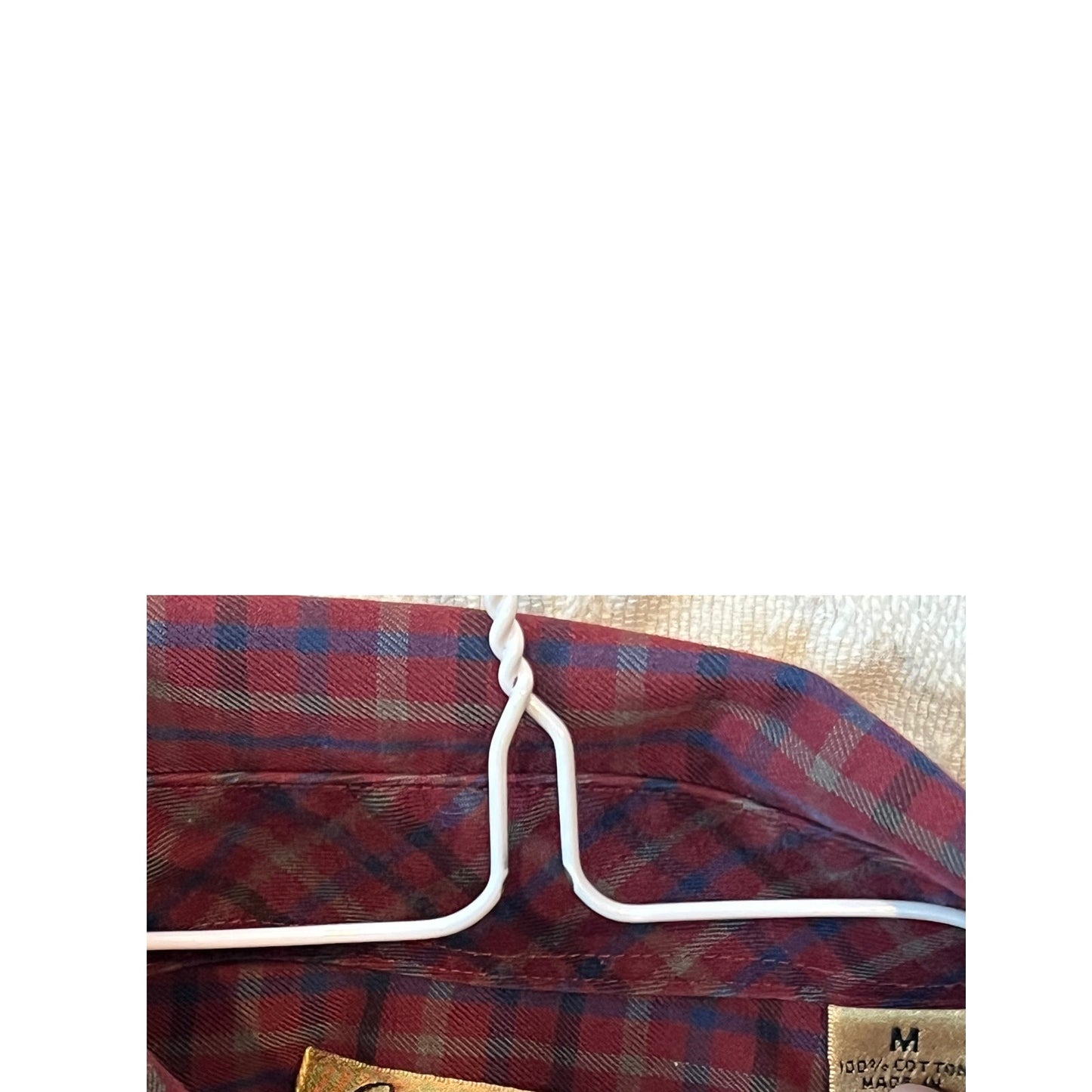 Gold Label Roundtree & York Chemise Homme Infroissable Col Boutonné Taille M