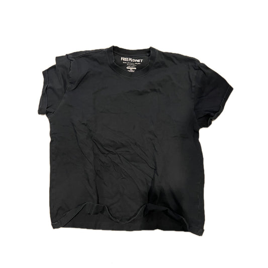 Free Planet Heavy Weight Black T-Shirt Mens XL