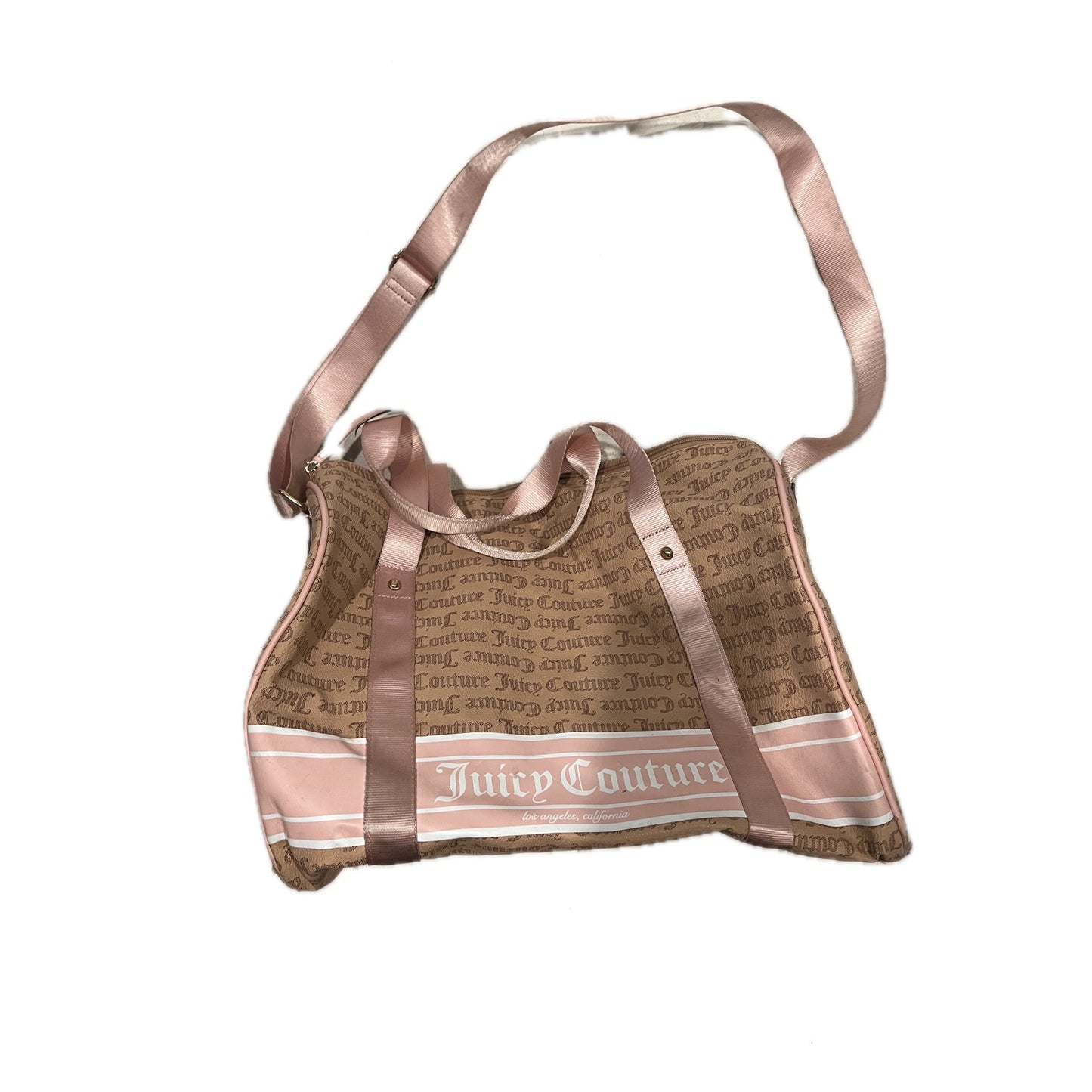 Juicy Couture Billboard-Duffle Weekender Travel Pink Bag