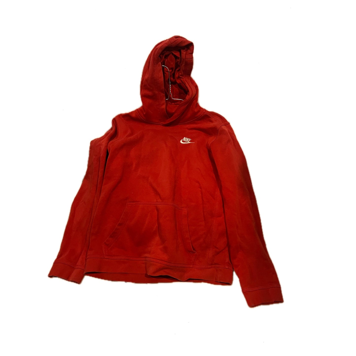 Nike Air Just Do It Red Pullover Hoodie Womans XL