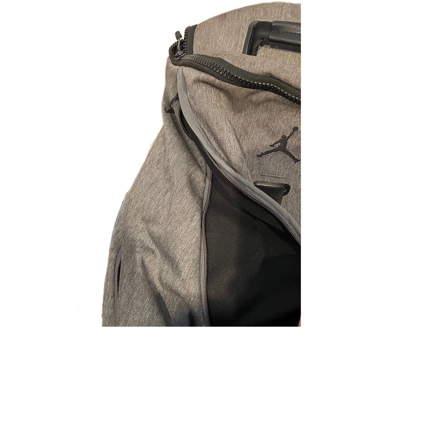Nike Top Loading Air Jordan Gray Black  Basketball Backpack
