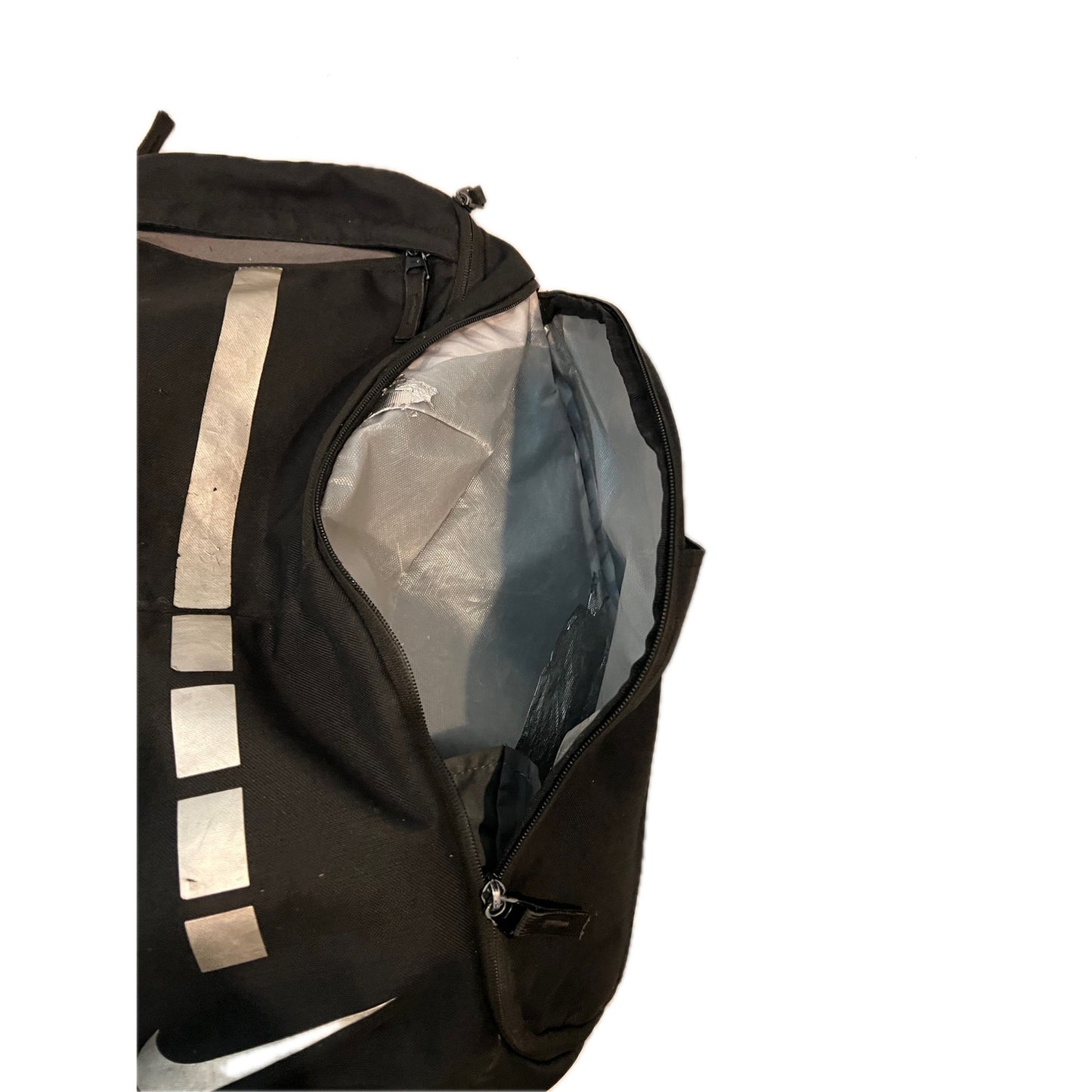 Nike Elite Gamebag Black Silver Backpack Classic Version