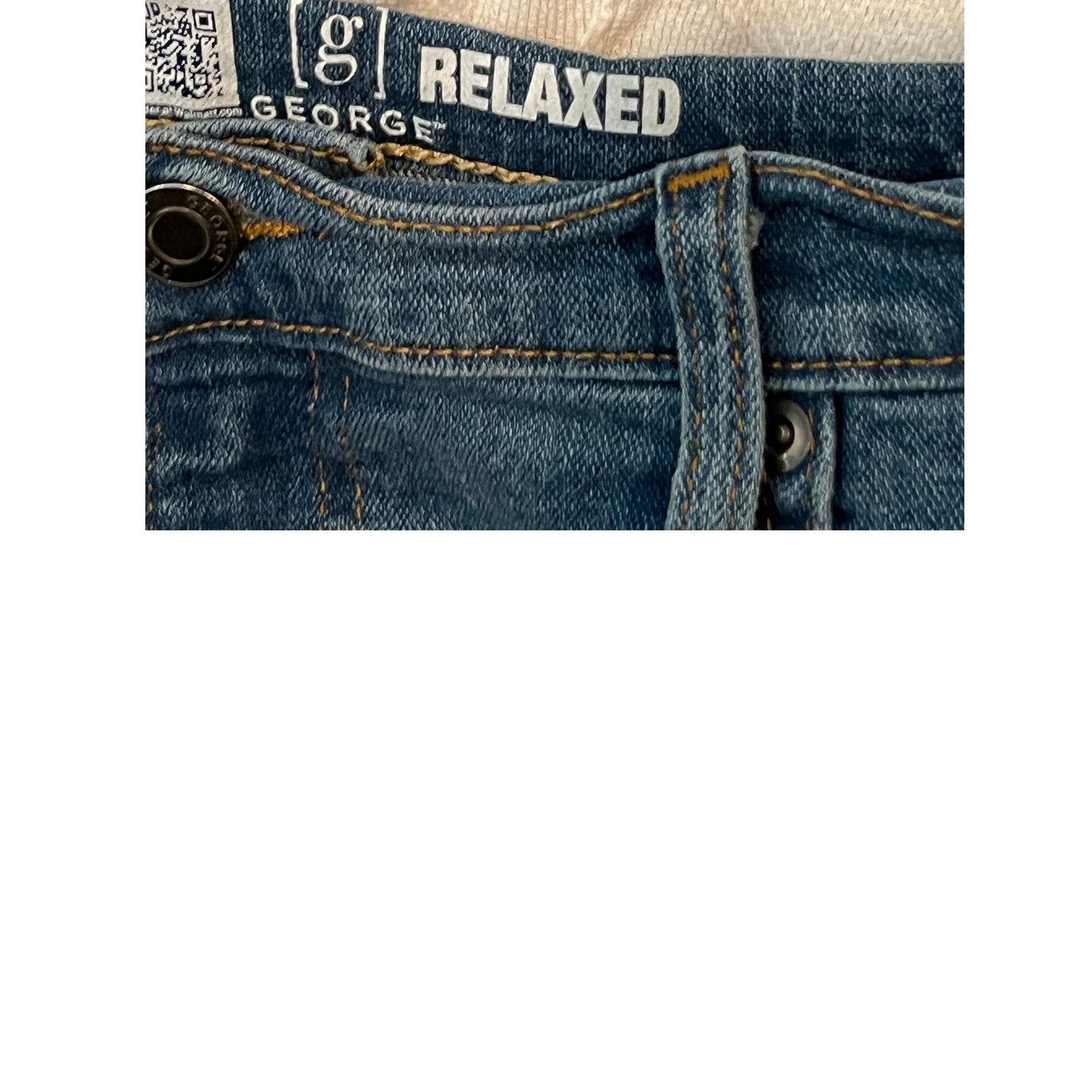 George Relaxed Blue Jeans Mens 32x30