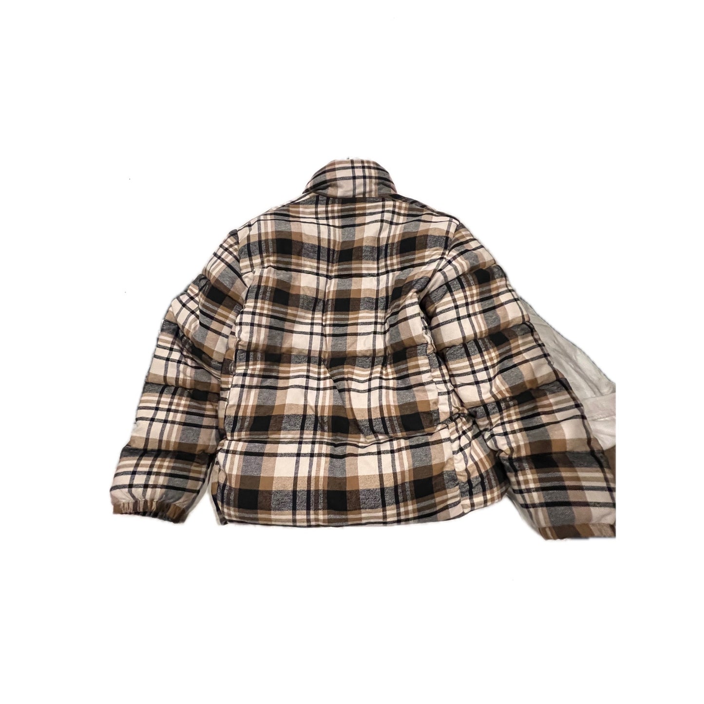 Columbia Brown Checked Flannel Insulated Jacket Mens Size XL