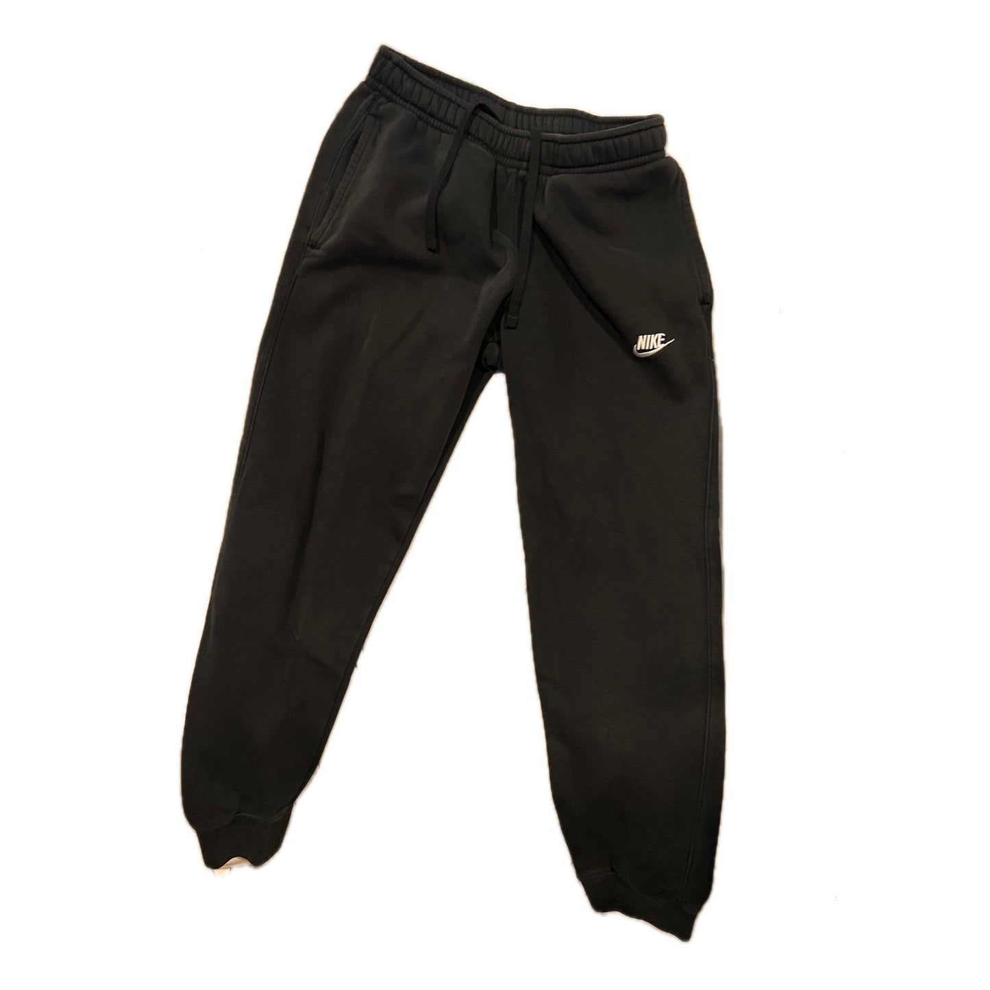 Nike Black Cuffed Ankle Sweatpants Joggers Mens Small