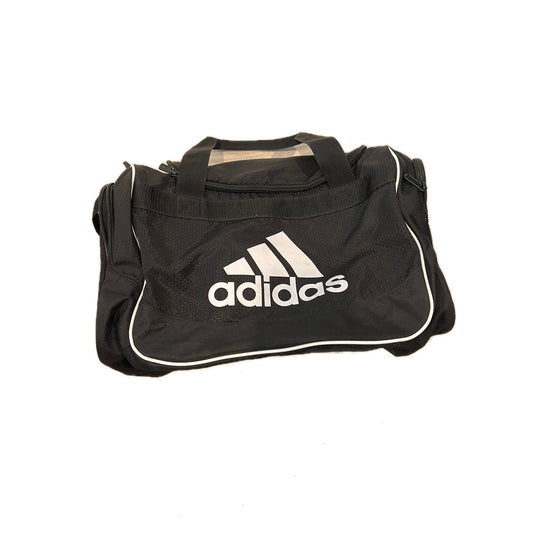 Adidas Defender Medium 20"x12"x10" Black White Duffel Bag