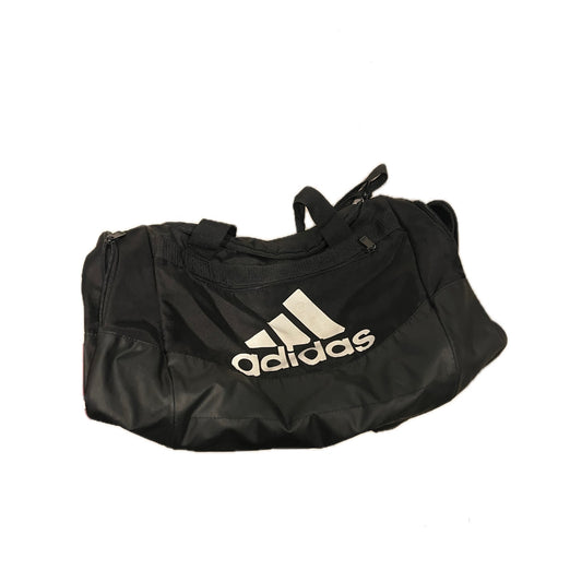 Adidas Defender Small White Black Gym Bag 18"x10"x10"