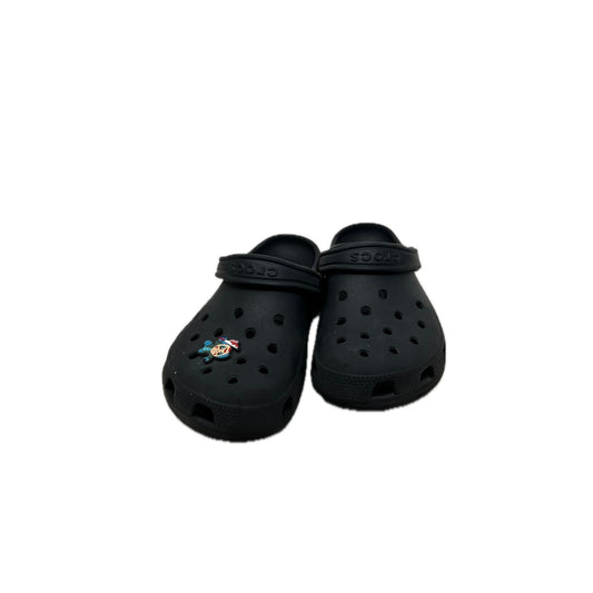 Crocs Gray Clogs Mens 7 Womans 9 w Stitch as Jason Jibbit
