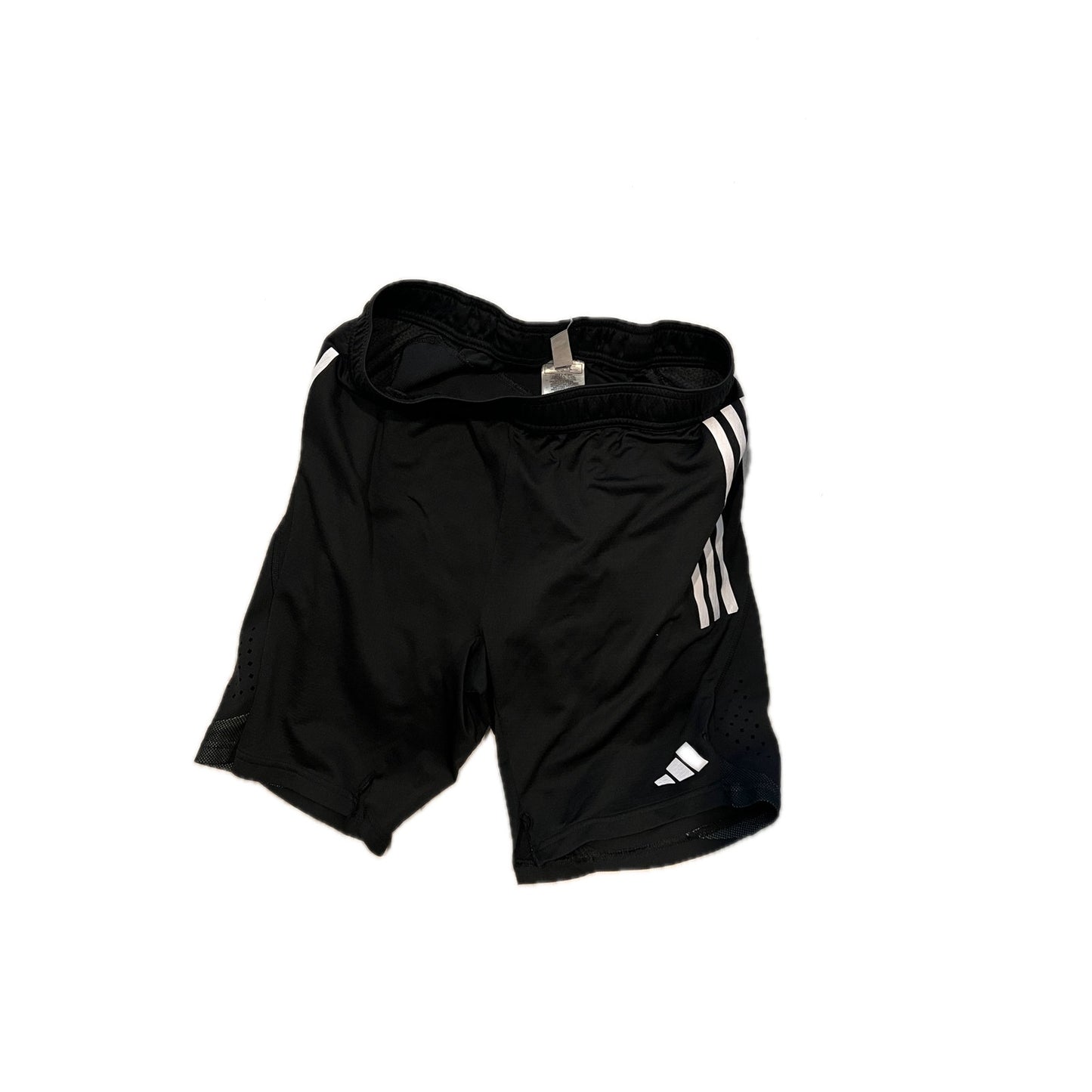 Adidas Black and White 8" Inseam Training Shorts Mens Med