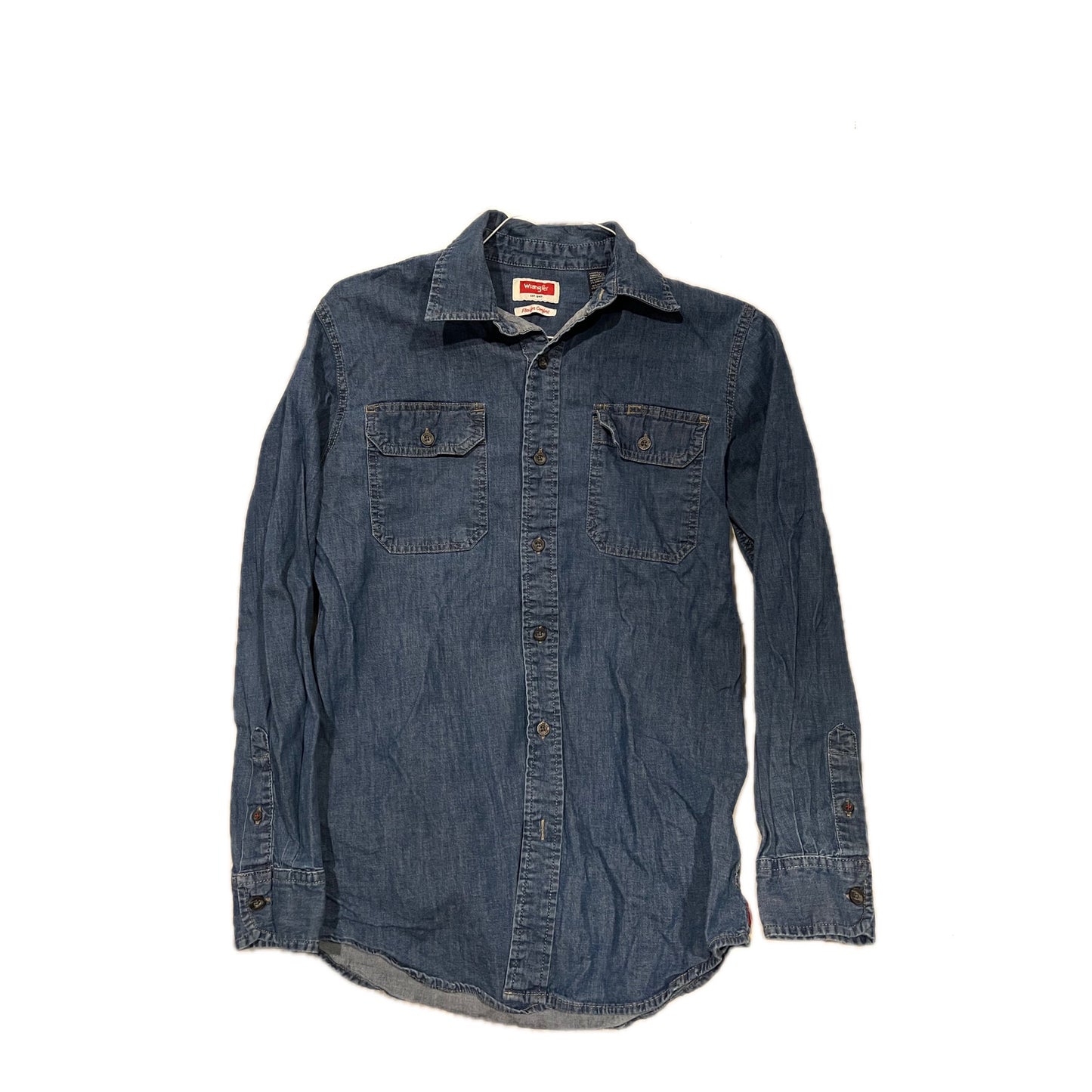 Wrangler Blue Jean Shirt Mens S (34-36)