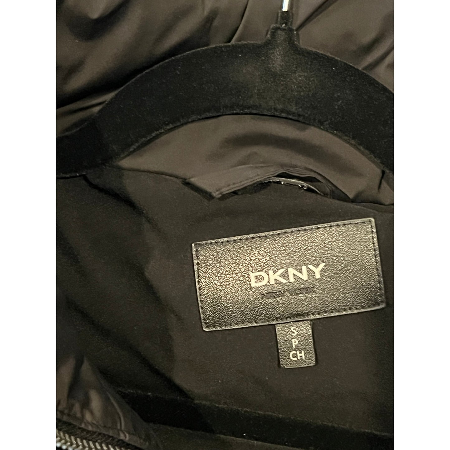 DKNY Cropped Puffer Jacket Womans S