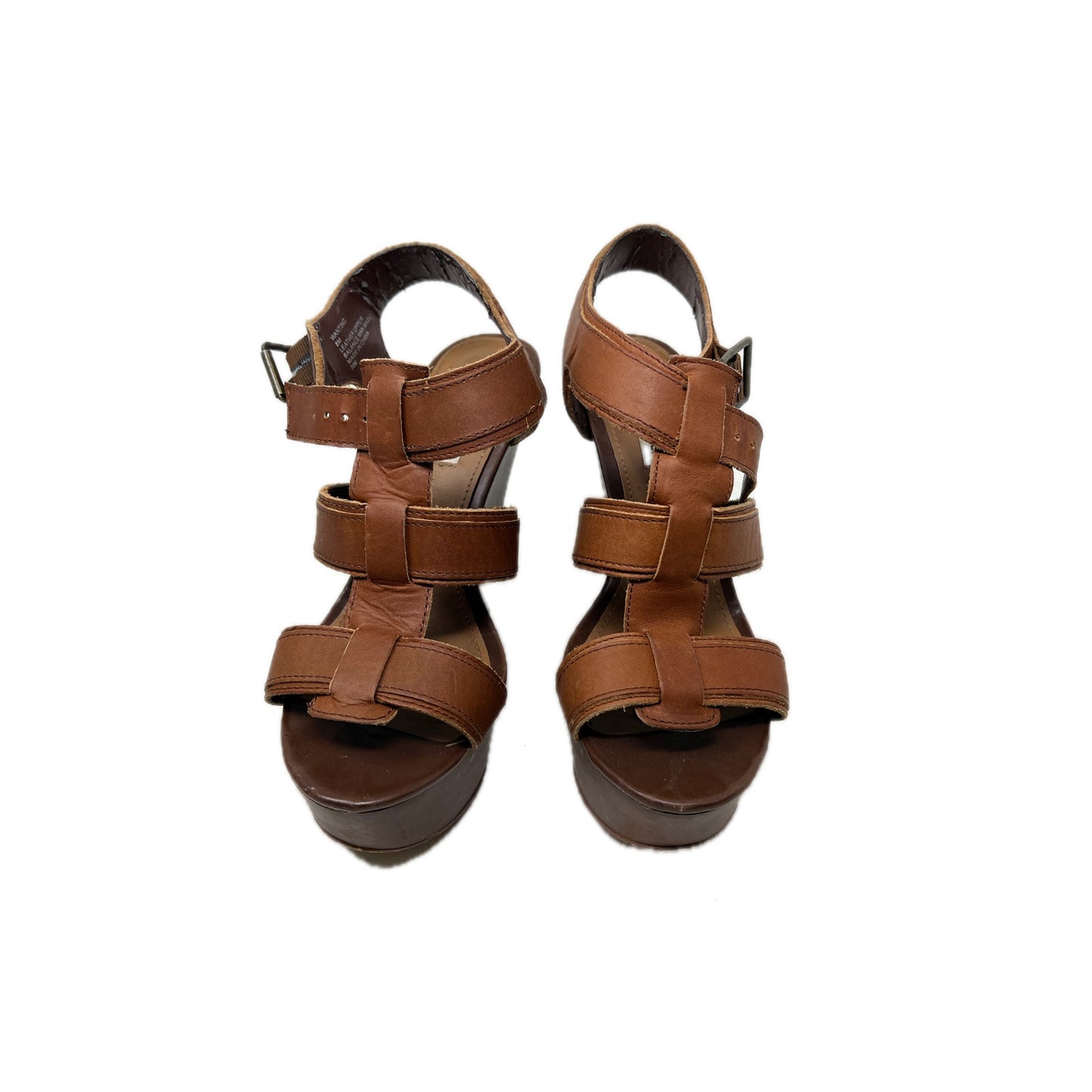 Steve Madden sandalias de cuña con plataforma Wanting marrones para mujer talla 8