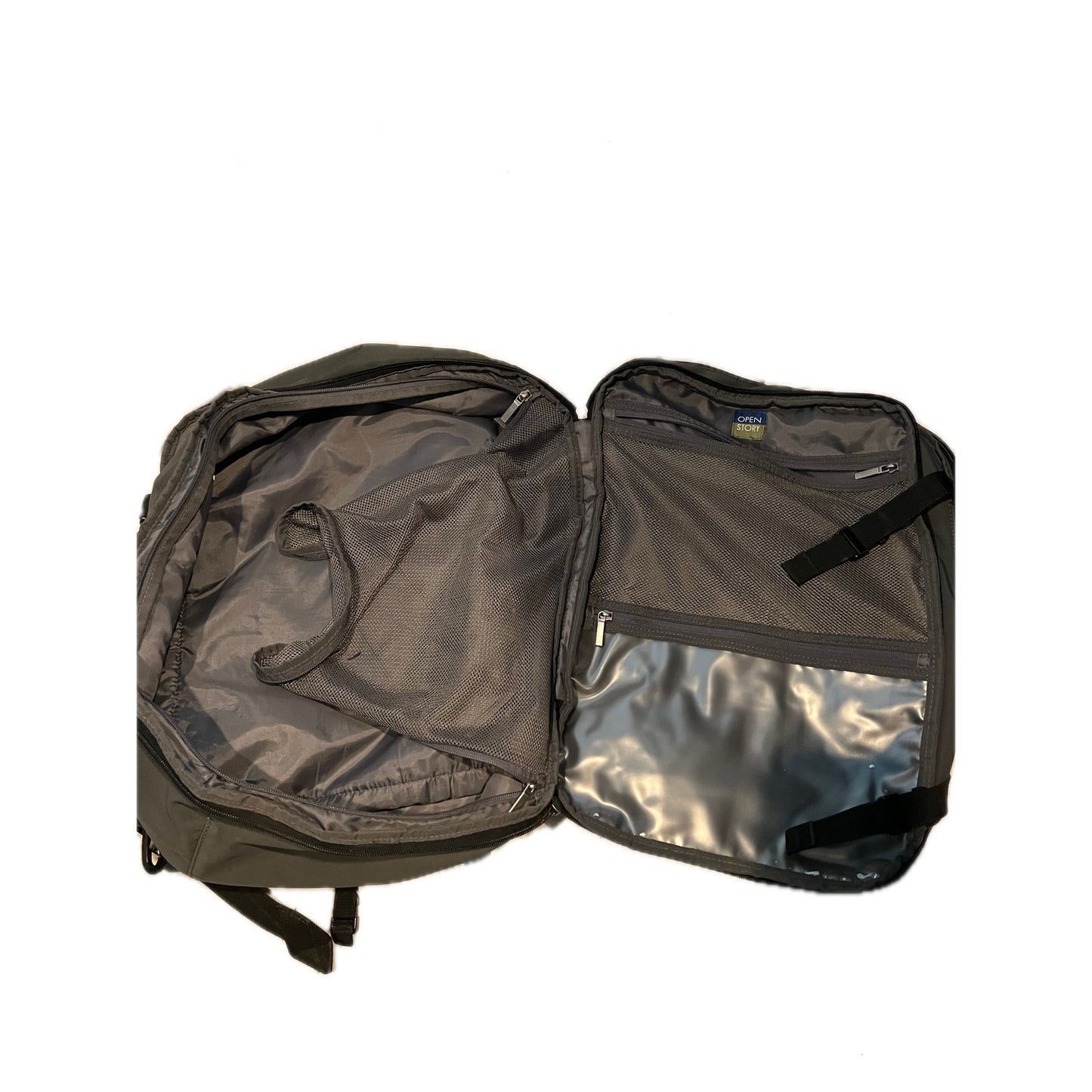 Open Story Signature Traveler Backpack Gray