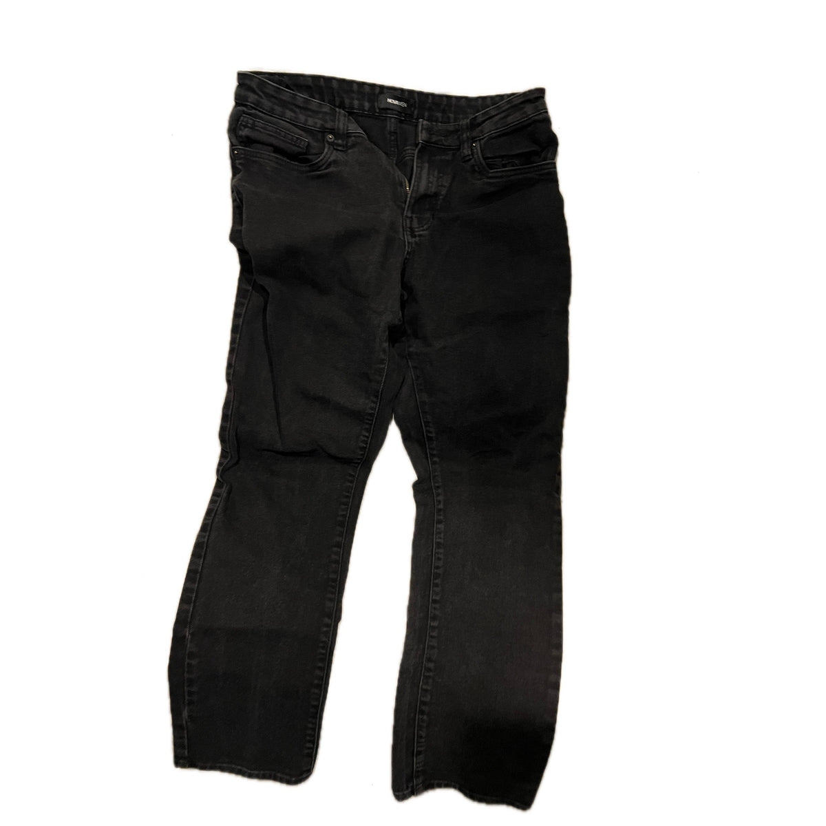 Fashion Nova Mens Straight Black Jeans 32x29