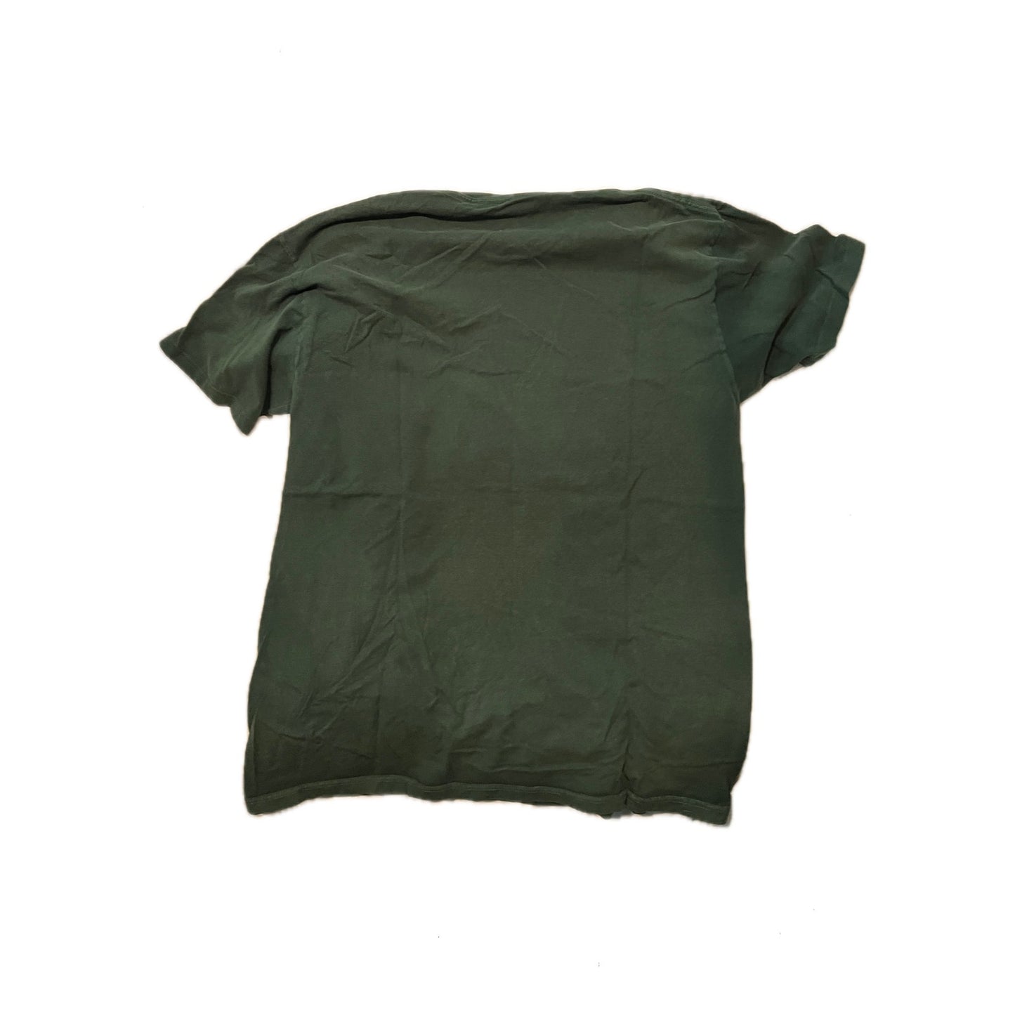 VANS Black Off The Wall Green Yellow T-Shirt Mens Large